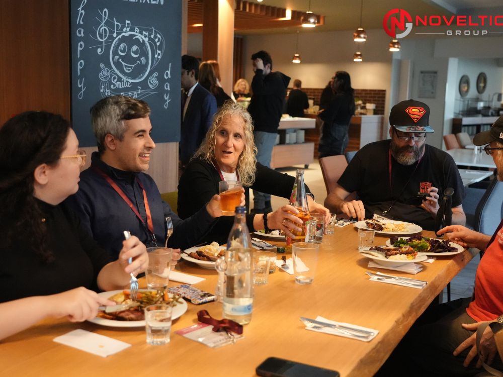 Mental Health Conference Berlin Germany Noveltics Group Lunch Break